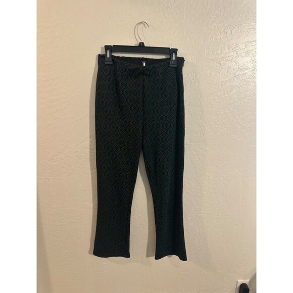 Free People Green Geometric Pants - Picture 3 of 12